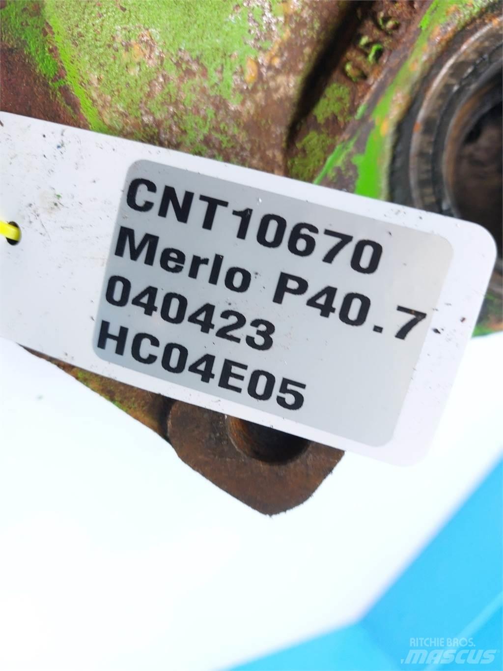 Merlo P41.7 Hjulaxlar