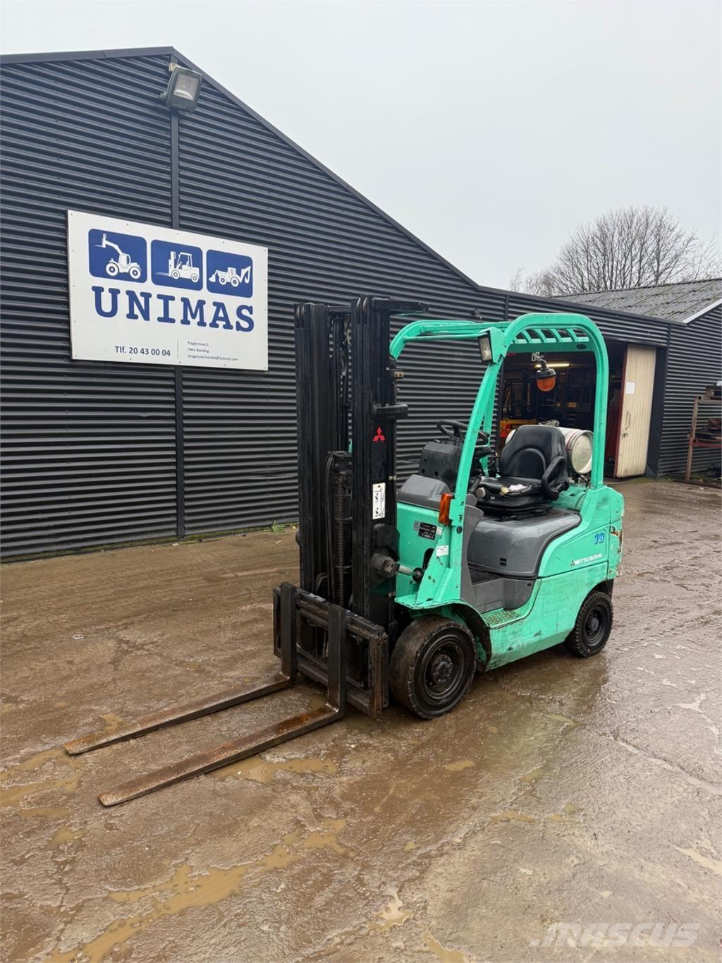 Mitsubishi FG18 Gasolmotviktstruckar