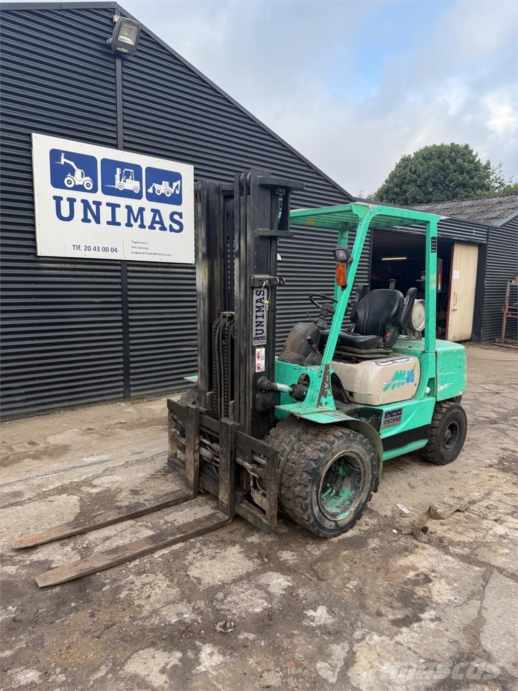 Mitsubishi FG35 Gasolmotviktstruckar