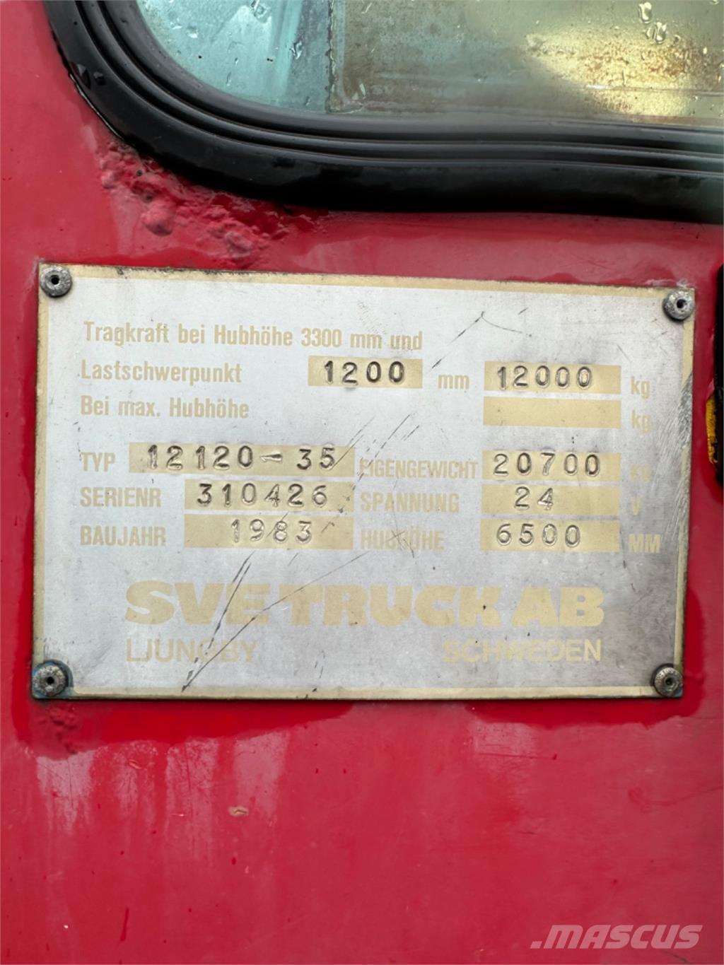 Svetruck 12-1200 Dieselmotviktstruckar