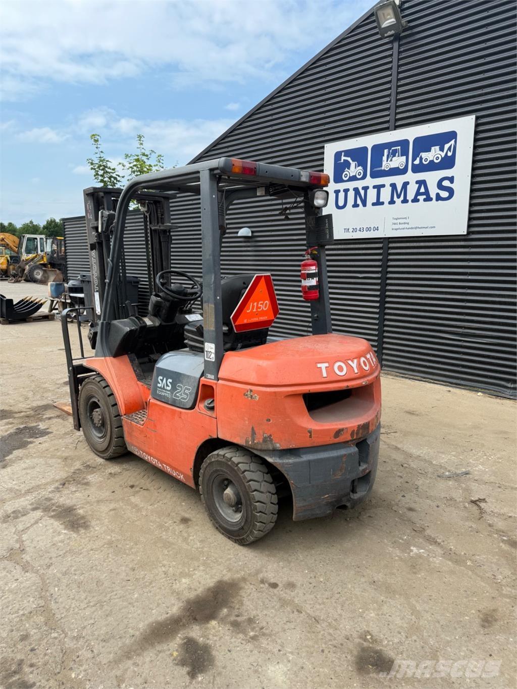 Toyota FD25 Dieselmotviktstruckar