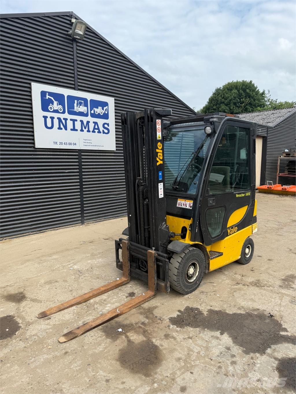 Yale GLP16 Gasolmotviktstruckar
