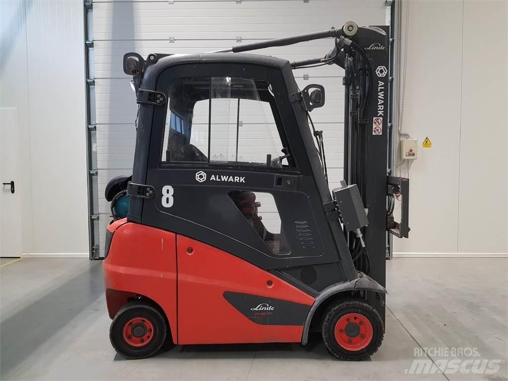 Linde H16T Gasolmotviktstruckar