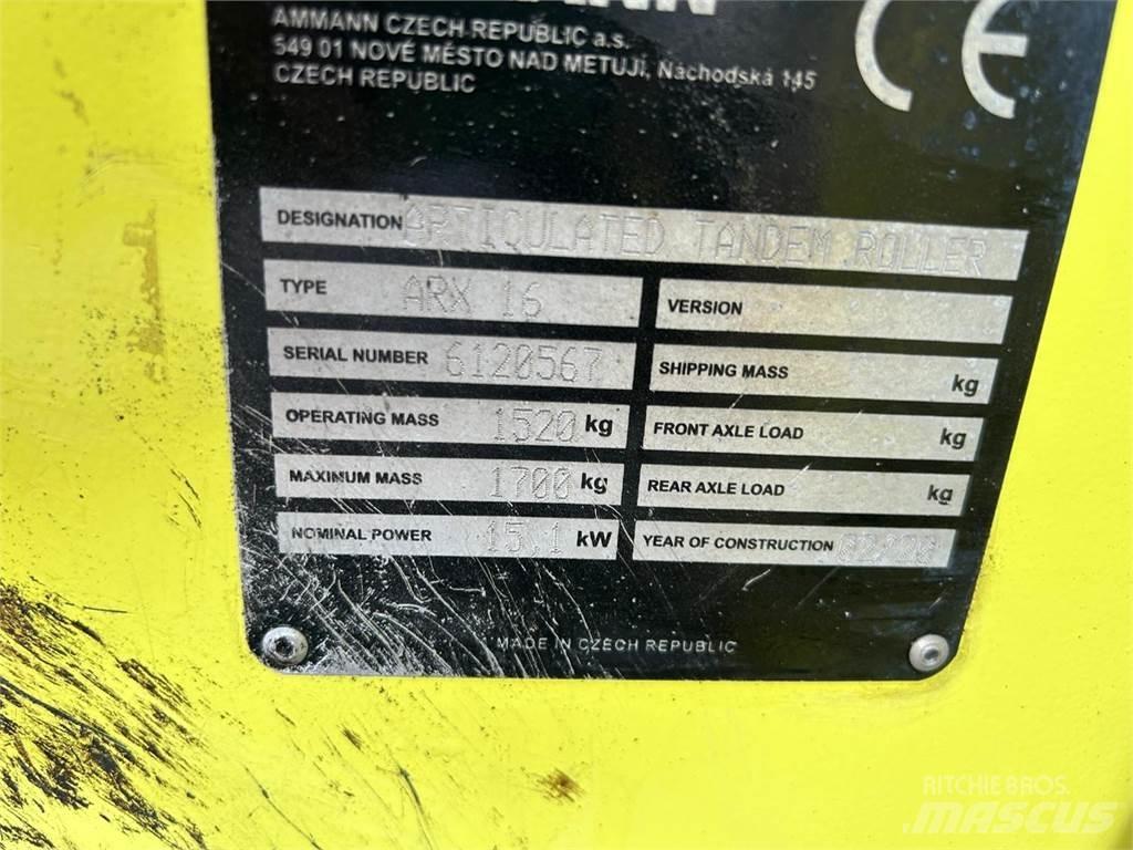 Ammann ARX16 AMMANN ARX16 Tvåvalsvältar