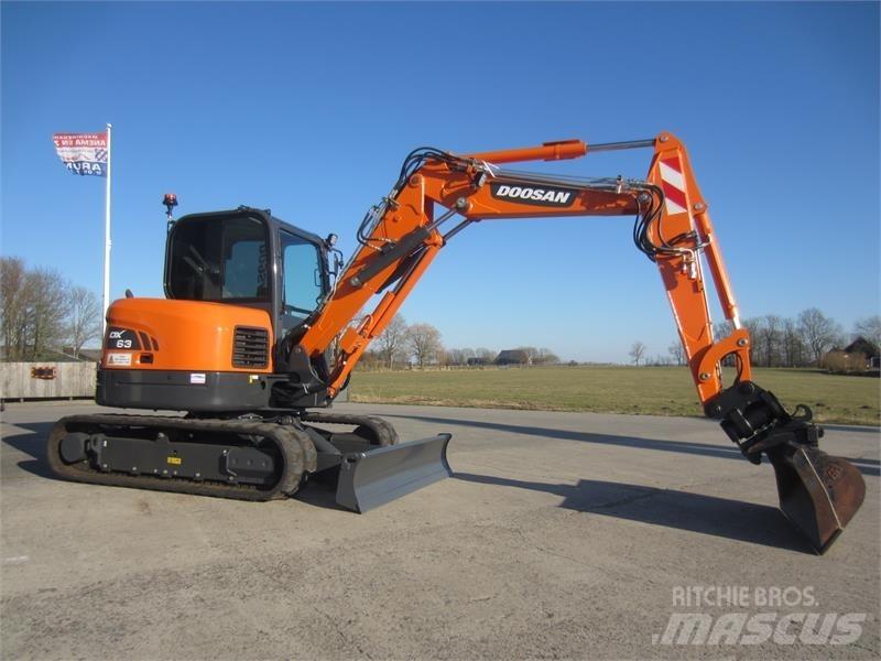 Doosan DX63-3 Minigrävare < 7t