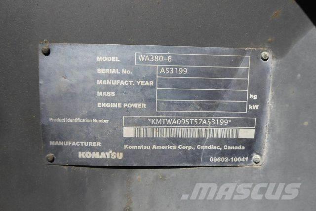 Komatsu WA380-6 Hjullastare