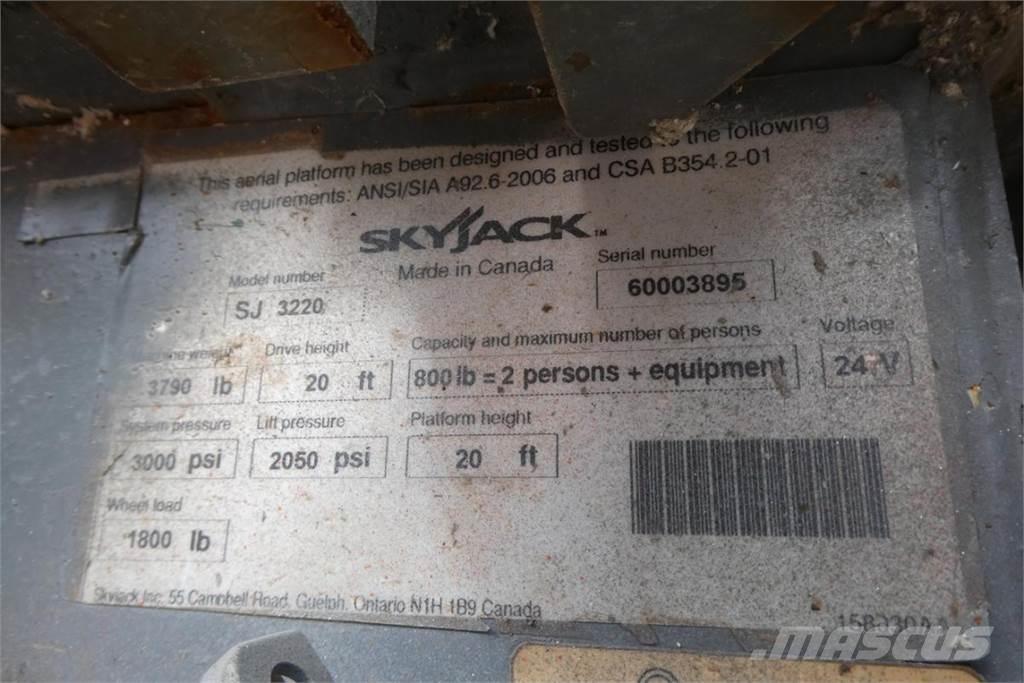 SkyJack SJ3220 Entreprenad - Övrigt