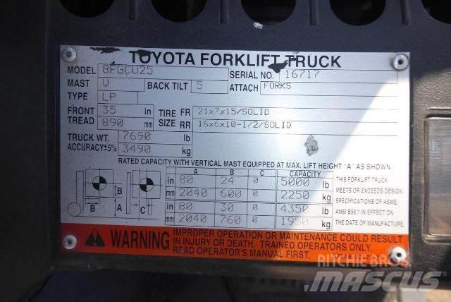 Toyota 8FGCU25 Övriga motviktstruckar