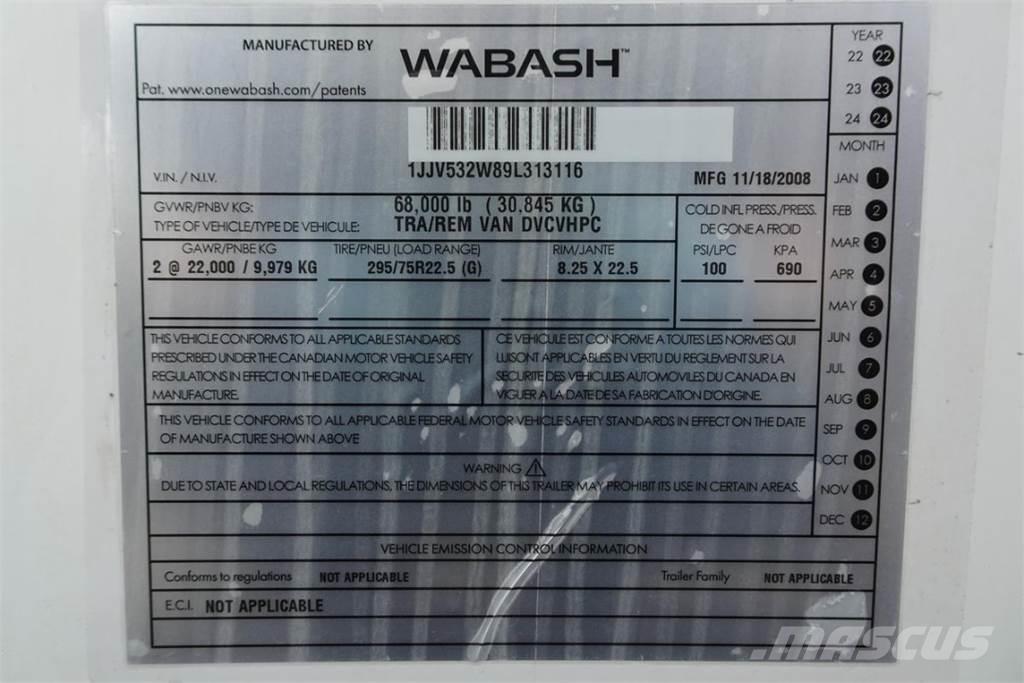 Wabash DVCVHPC Skåpsläp