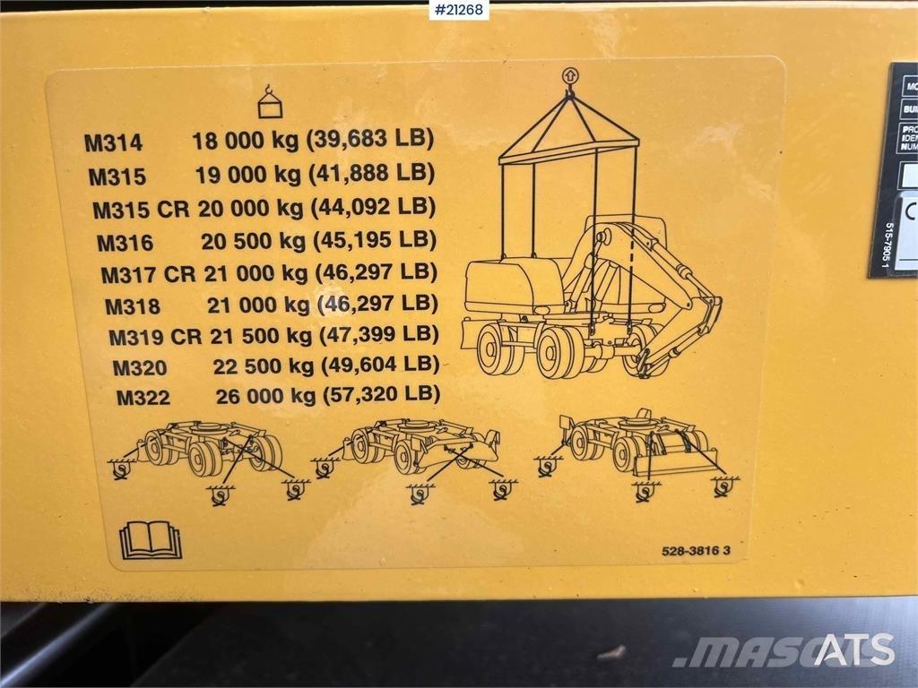 CAT M315 Hjulgrävare