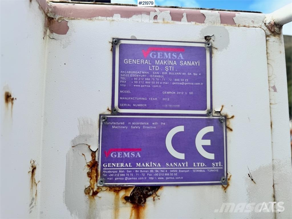 Gemsa Brønnborerigg Borrutrustning för ytborrning