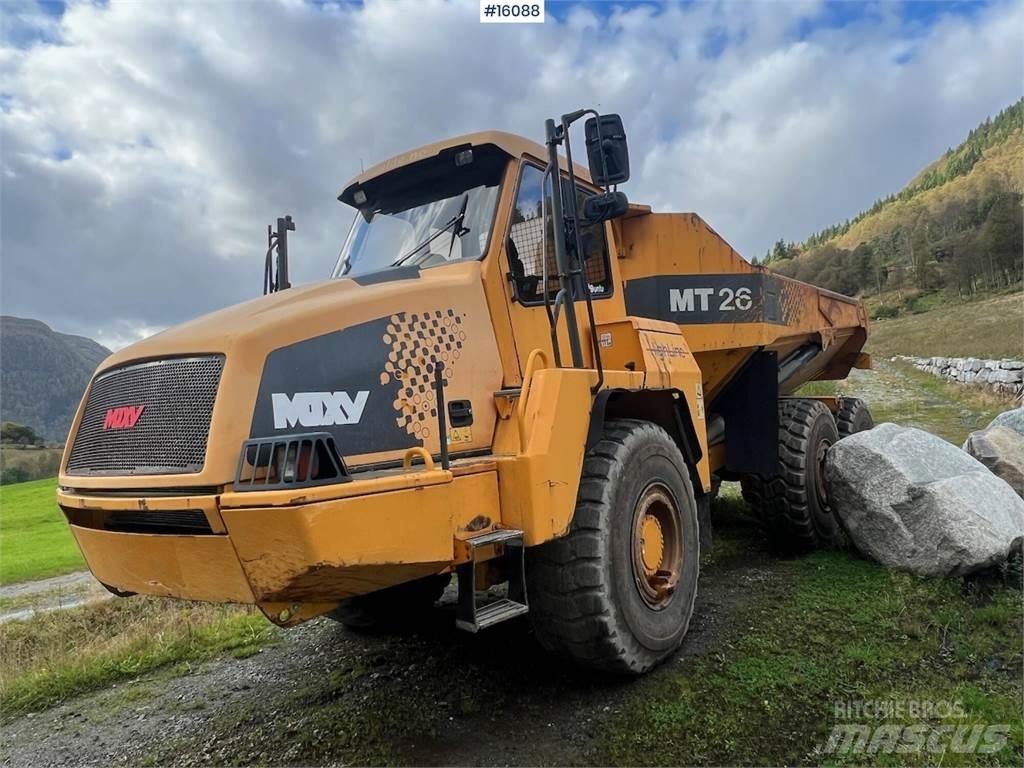 Moxy MT26 dumper. Minidumprar