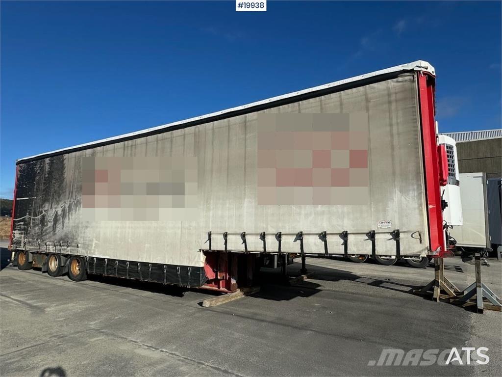 Pacton well trailer. Låg lastande semi trailer