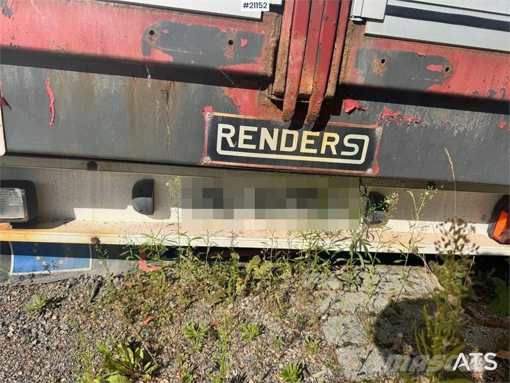 Renders trailer. Flaksläp