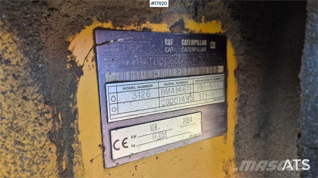 CAT D6D XL Bandschaktare