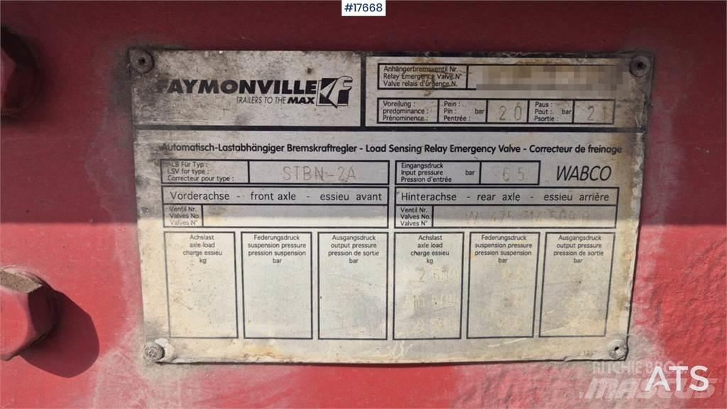 Faymonville STBN-2A Låg lastande semi trailer