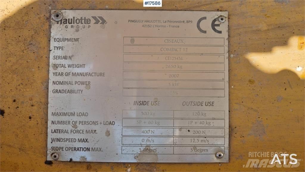 Haulotte Compact 12 Saxliftar