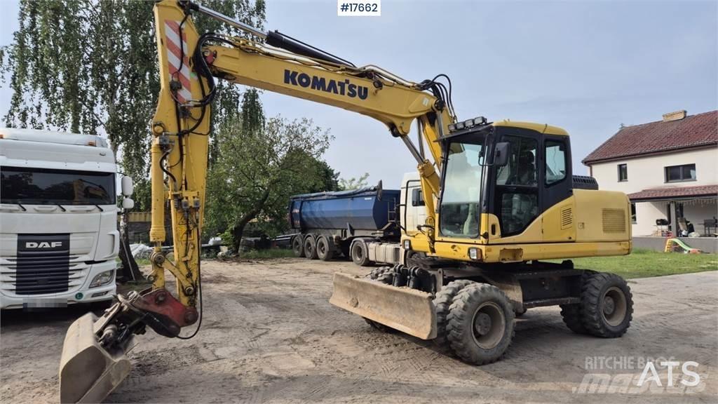 Komatsu PW 160 Hjulgrävare