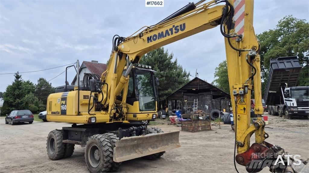 Komatsu PW 160 Hjulgrävare