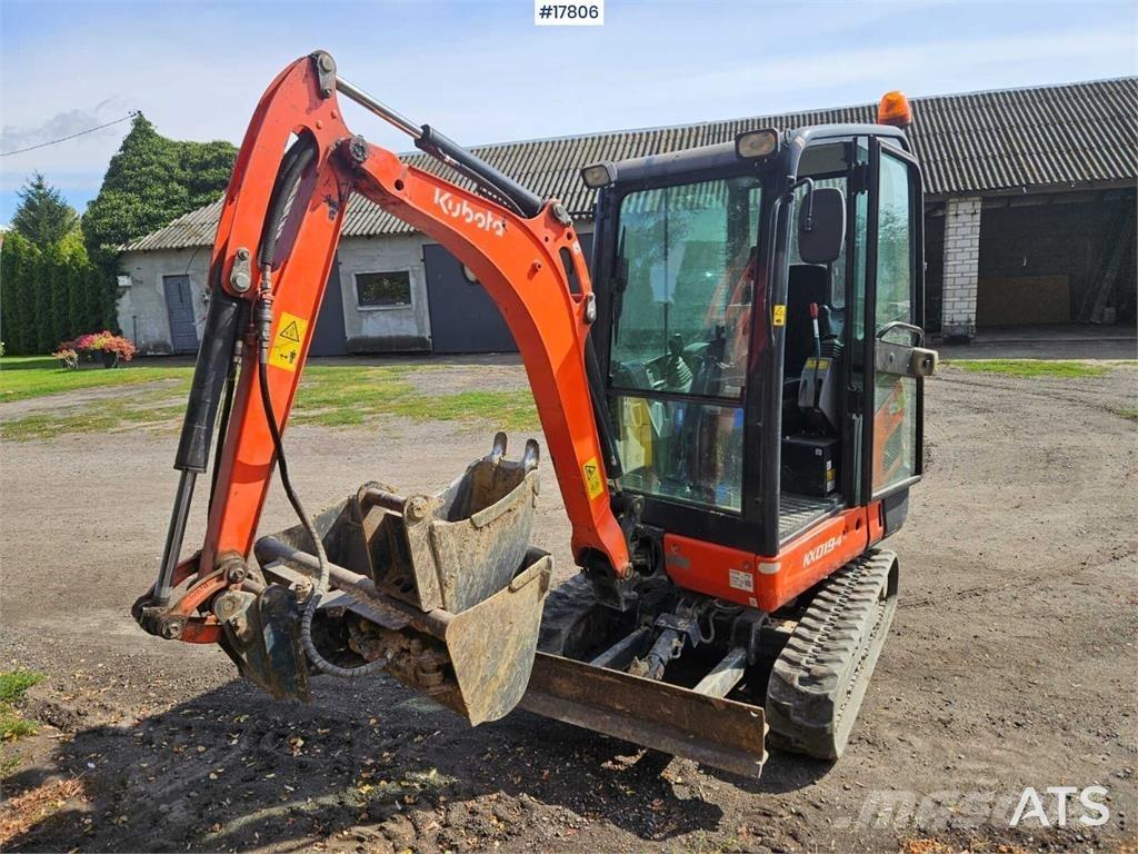 Kubota KX019-4 Minigrävare < 7t
