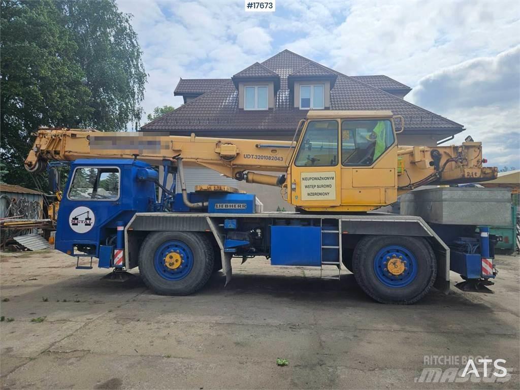 Liebherr LTM 1025 Allterrängkranar