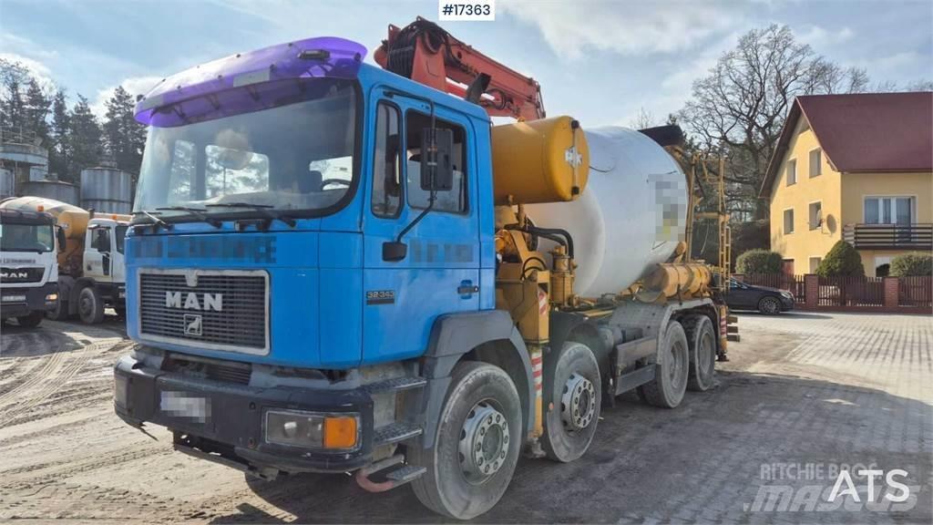 MAN 32.343 Lastbilar med betongpump