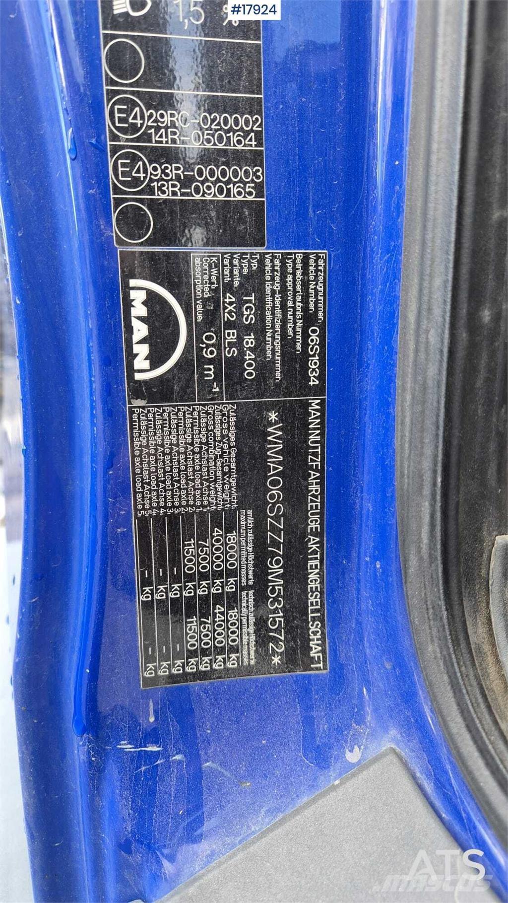 MAN TGS 18.400 Dragbilar