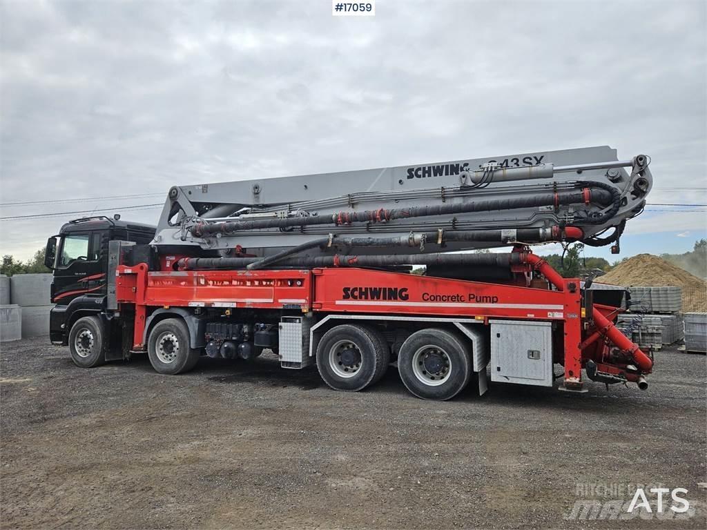 MAN TGS 41.540 Lastbilar med betongpump