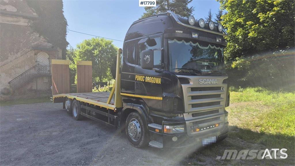 Scania R420 Flak-/vinschlastbilar