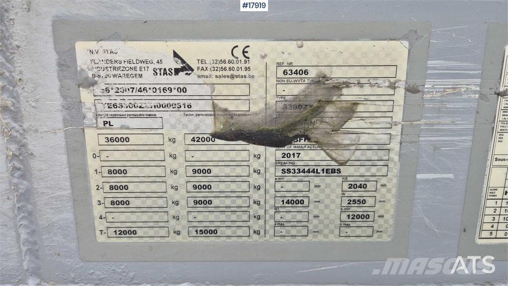 Stas S300ZX Walking floor semitrailers