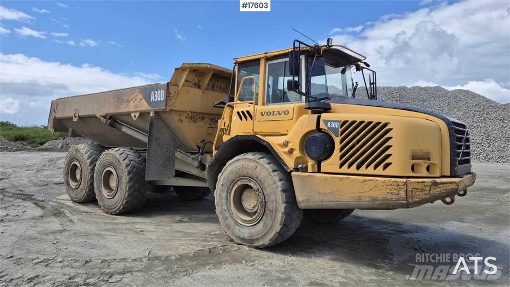 Volvo A30D Midjestyrd dumper