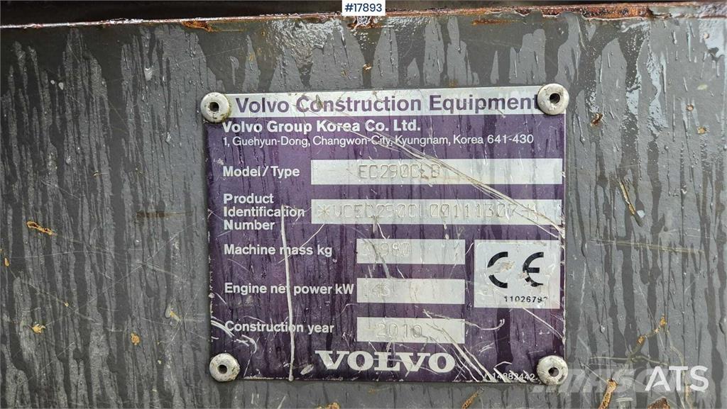 Volvo EC 290 CLD Bandgrävare