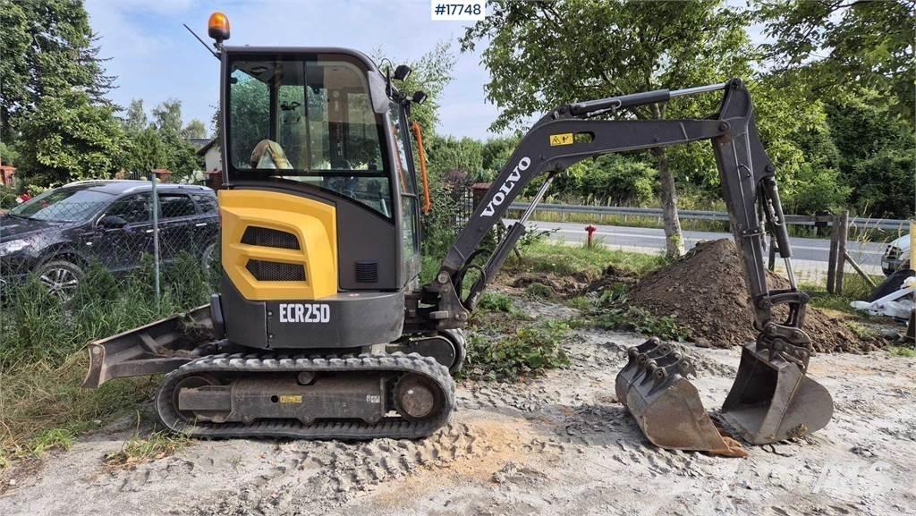 Volvo ECR25D Minigrävare < 7t