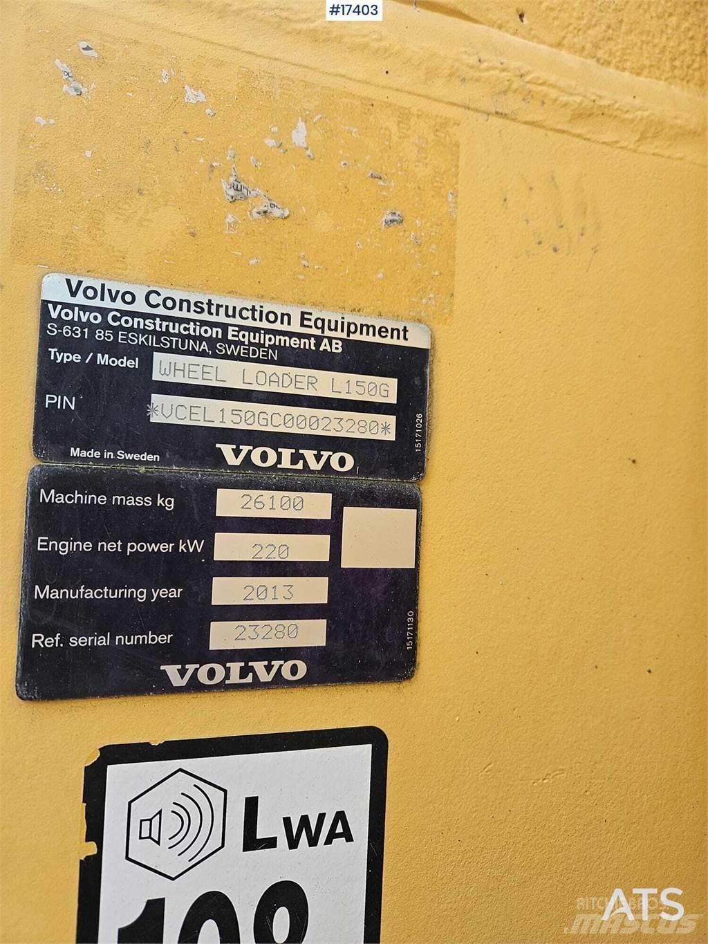 Volvo L150G Hjullastare