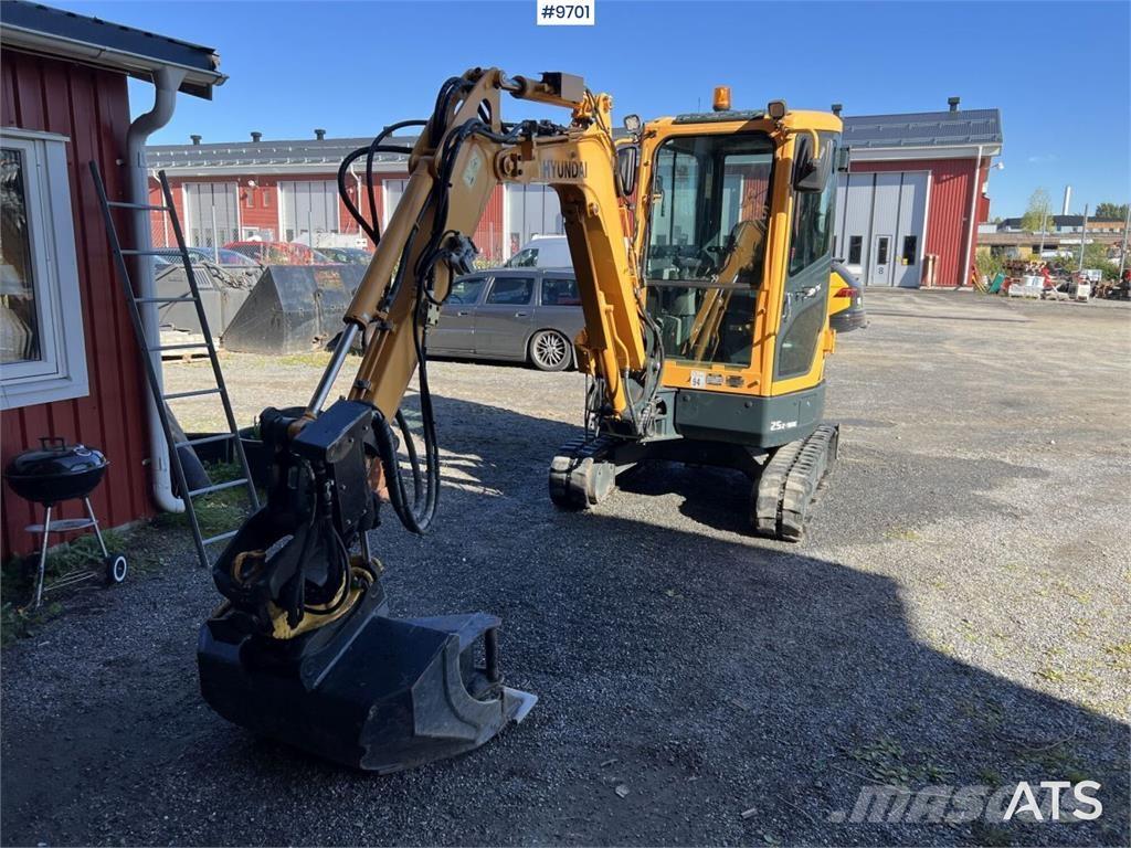 Hyundai Robex 25Z-9AK Minigrävare < 7t