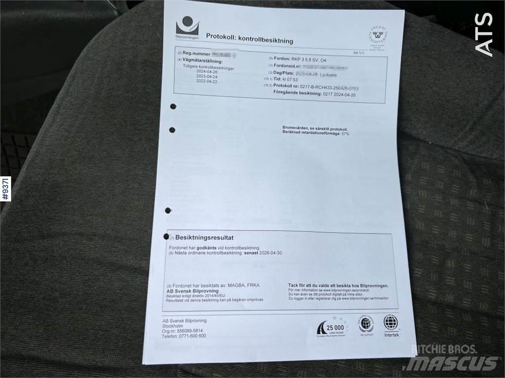 RKP Tippvagn Övriga släp