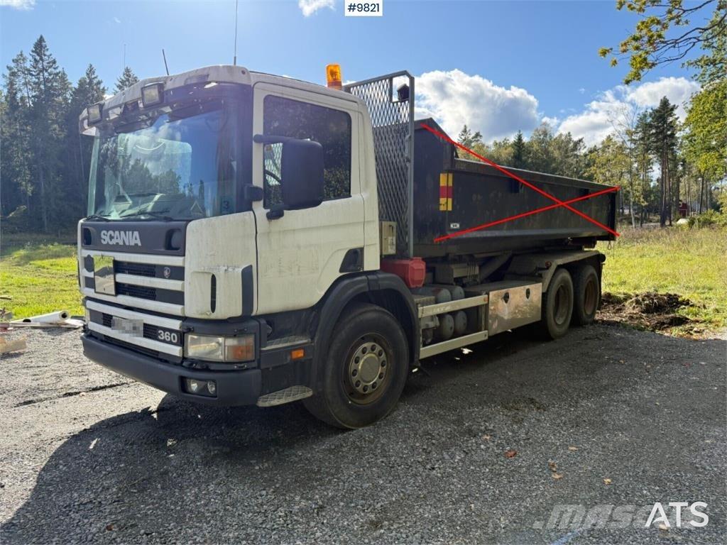 Scania P124GB Lastväxlare/Krokbilar