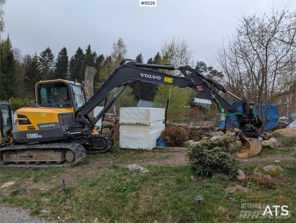 Volvo ECR88D PRO Midigrävmaskiner 7t - 12t