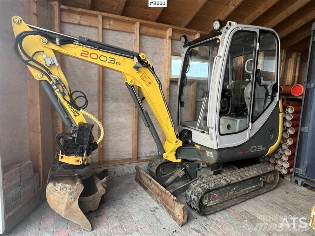 Wacker Neuson 2003RD Minigrävare < 7t