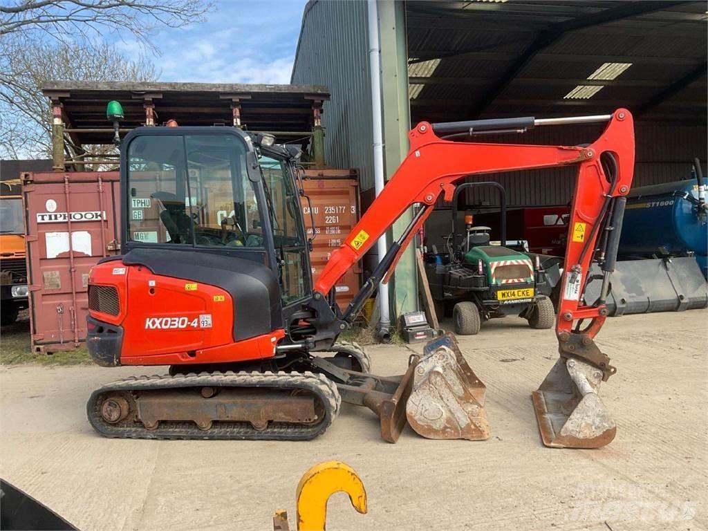 Kubota KX030-4 Minigrävare < 7t
