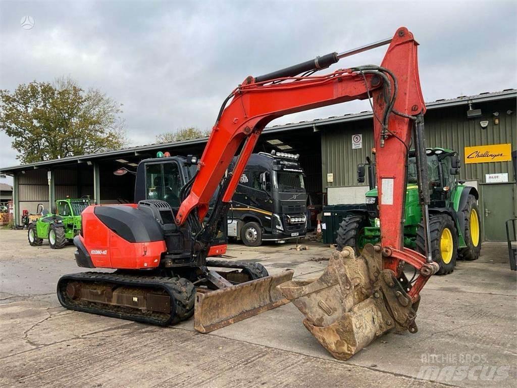 Kubota KX080-4 Bandgrävare