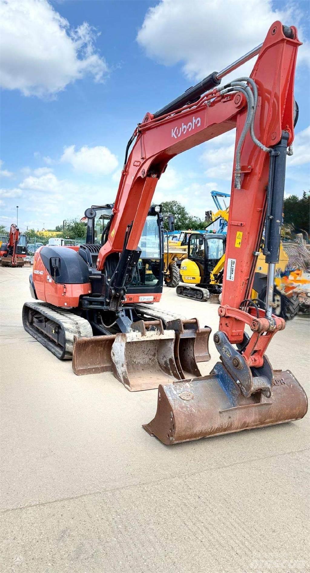 Kubota KX080-4 Bandgrävare