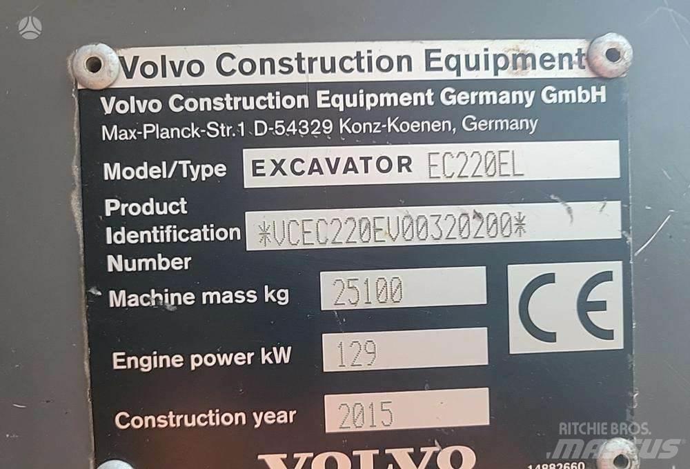 Volvo EC220E Bandgrävare