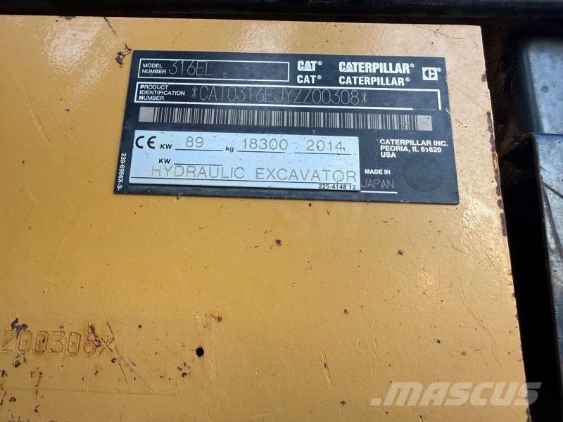 CAT 316E Bandgrävare