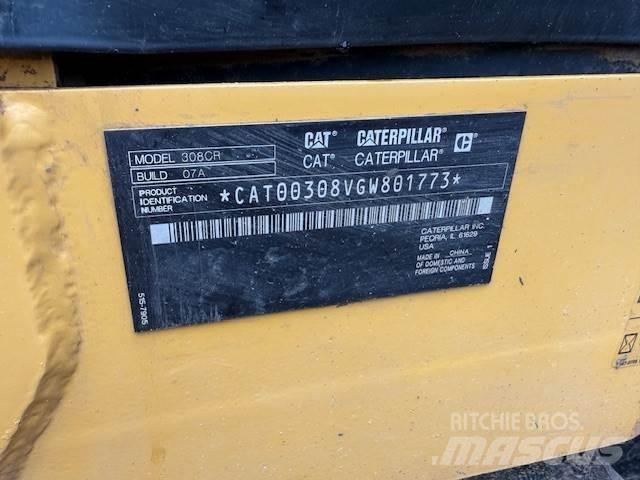 CAT 308 Minigrävare < 7t