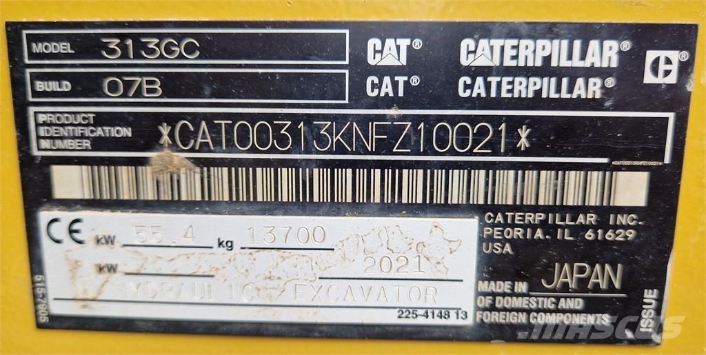 CAT 313GC Bandgrävare