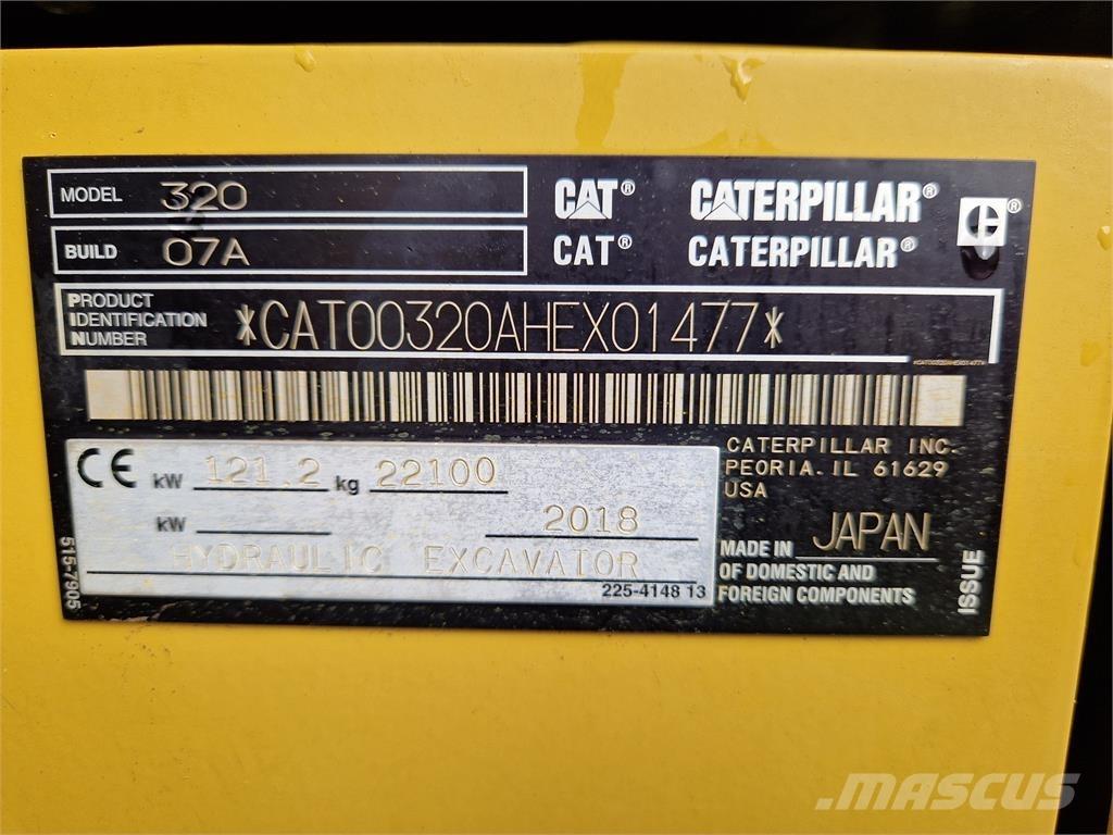 CAT 320 Bandgrävare