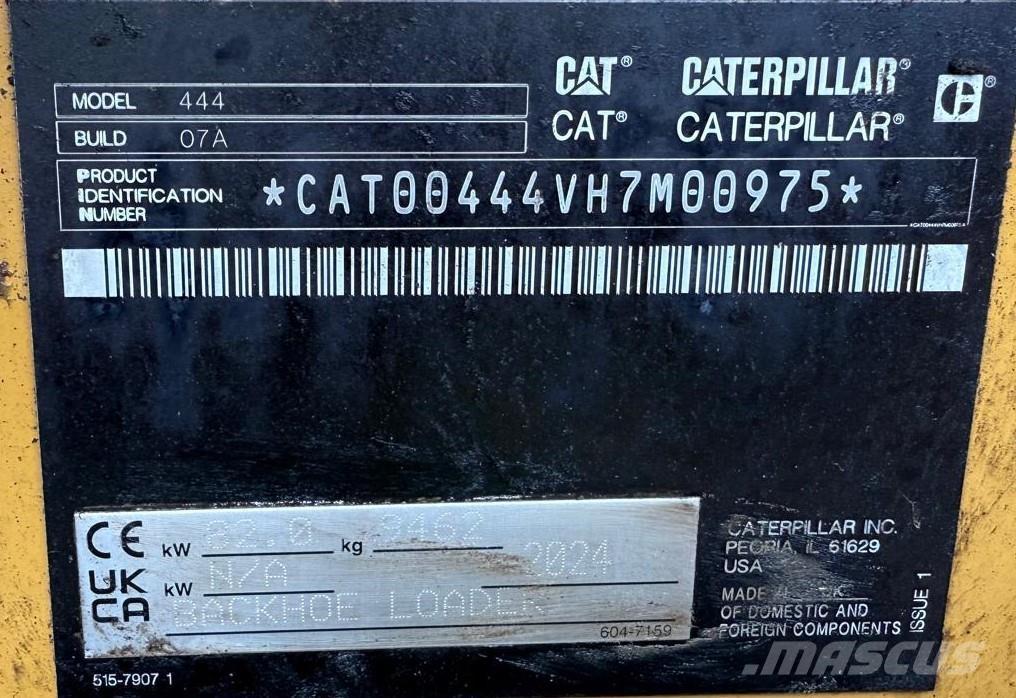 CAT 444 Grävlastare