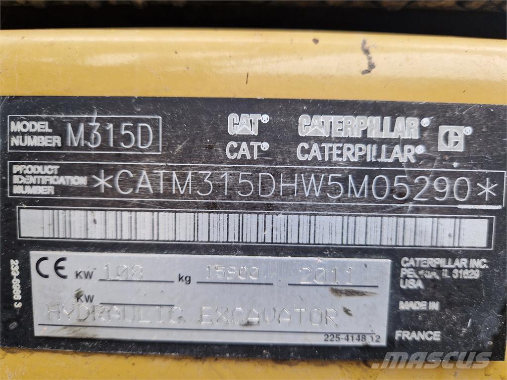 CAT M315D Entreprenad - Övrigt