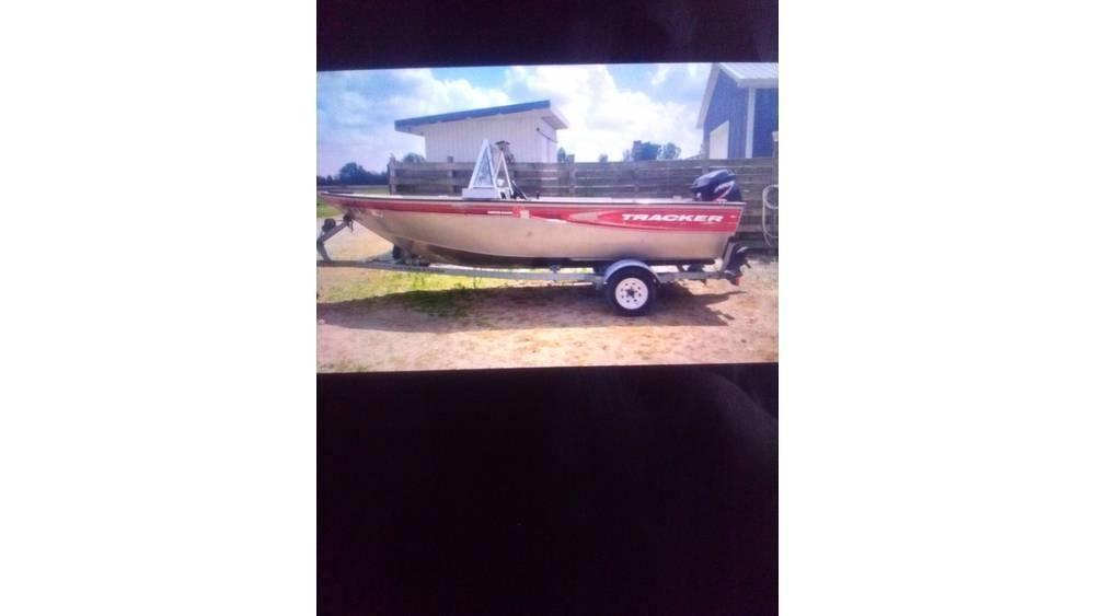  tracker 16 Foot Marina hjälpmotorer